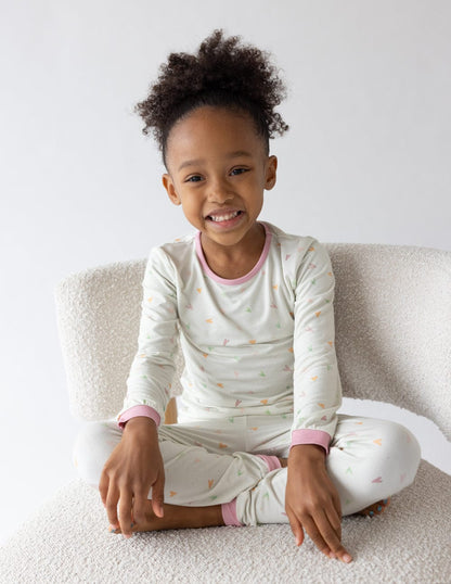Heart Bamboo Kids Pajama Set - A-1 Thread Vault