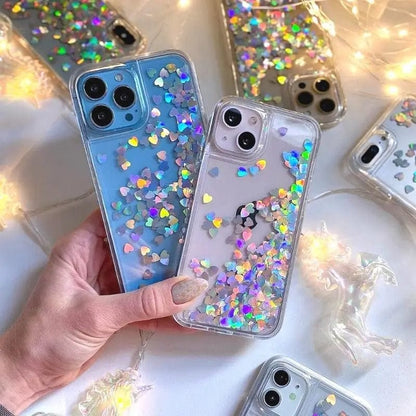 Heart Falling Rain iPhone Case - A-1 Thread Vault