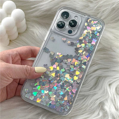 Heart Falling Rain iPhone Case - A-1 Thread Vault
