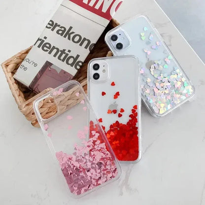 Heart Falling Rain iPhone Case - A-1 Thread Vault