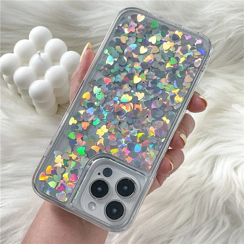 Heart Falling Rain iPhone Case - A-1 Thread Vault