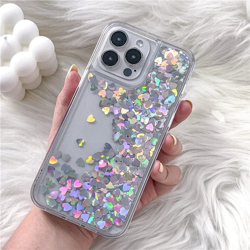 Heart Falling Rain iPhone Case - A-1 Thread Vault
