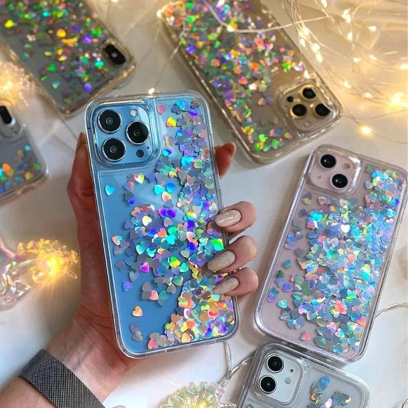 Heart Falling Rain iPhone Case - A-1 Thread Vault