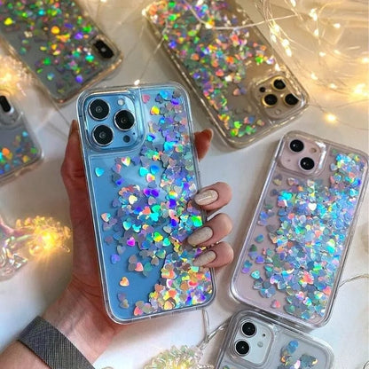 Heart Falling Rain iPhone Case - A-1 Thread Vault