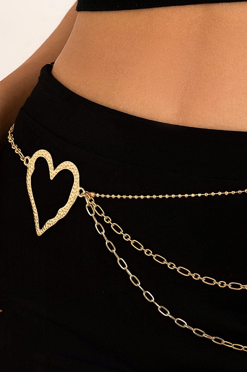 Heart O-Ring Belly Chain - A-1 Thread Vault