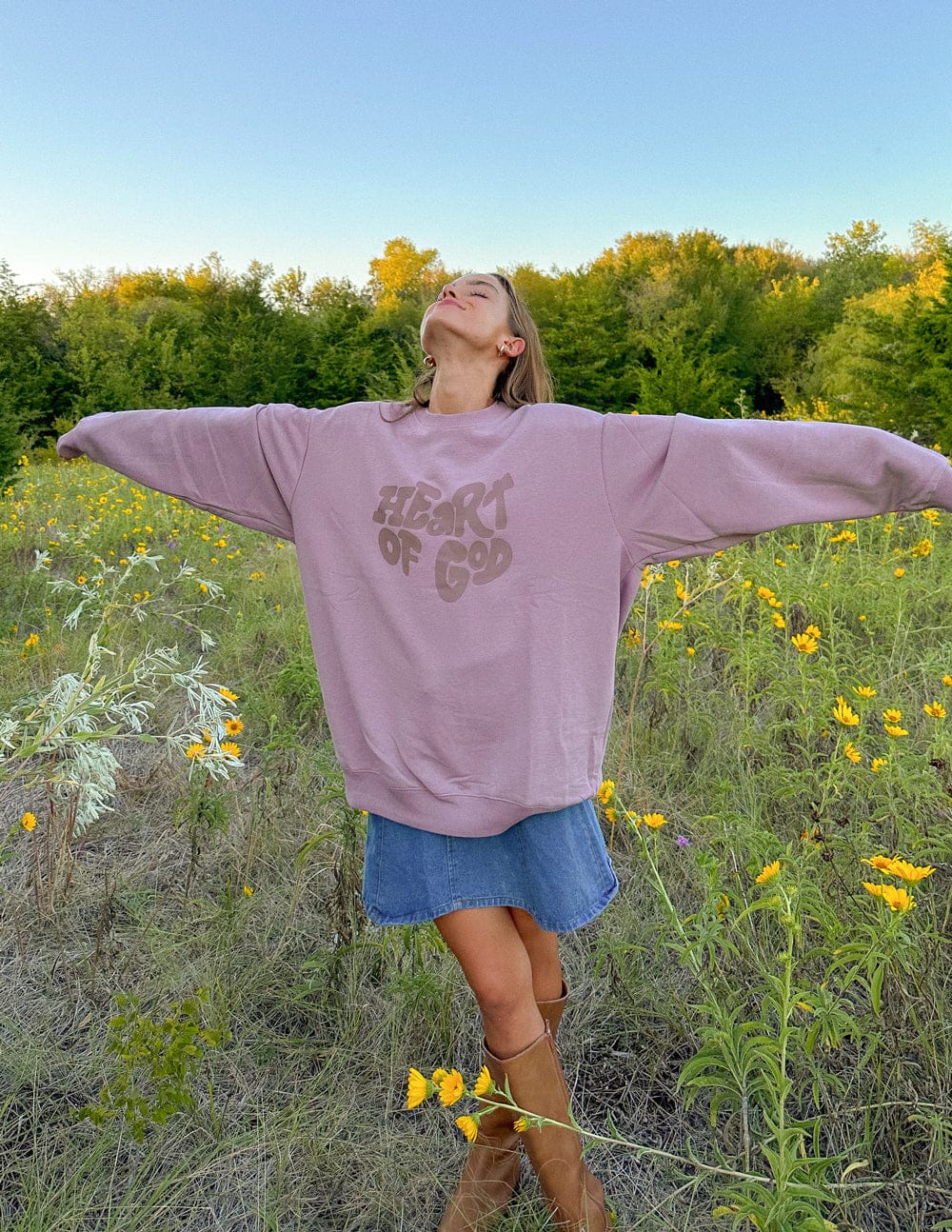 Heart of God Unisex Crewneck - A-1 Thread Vault