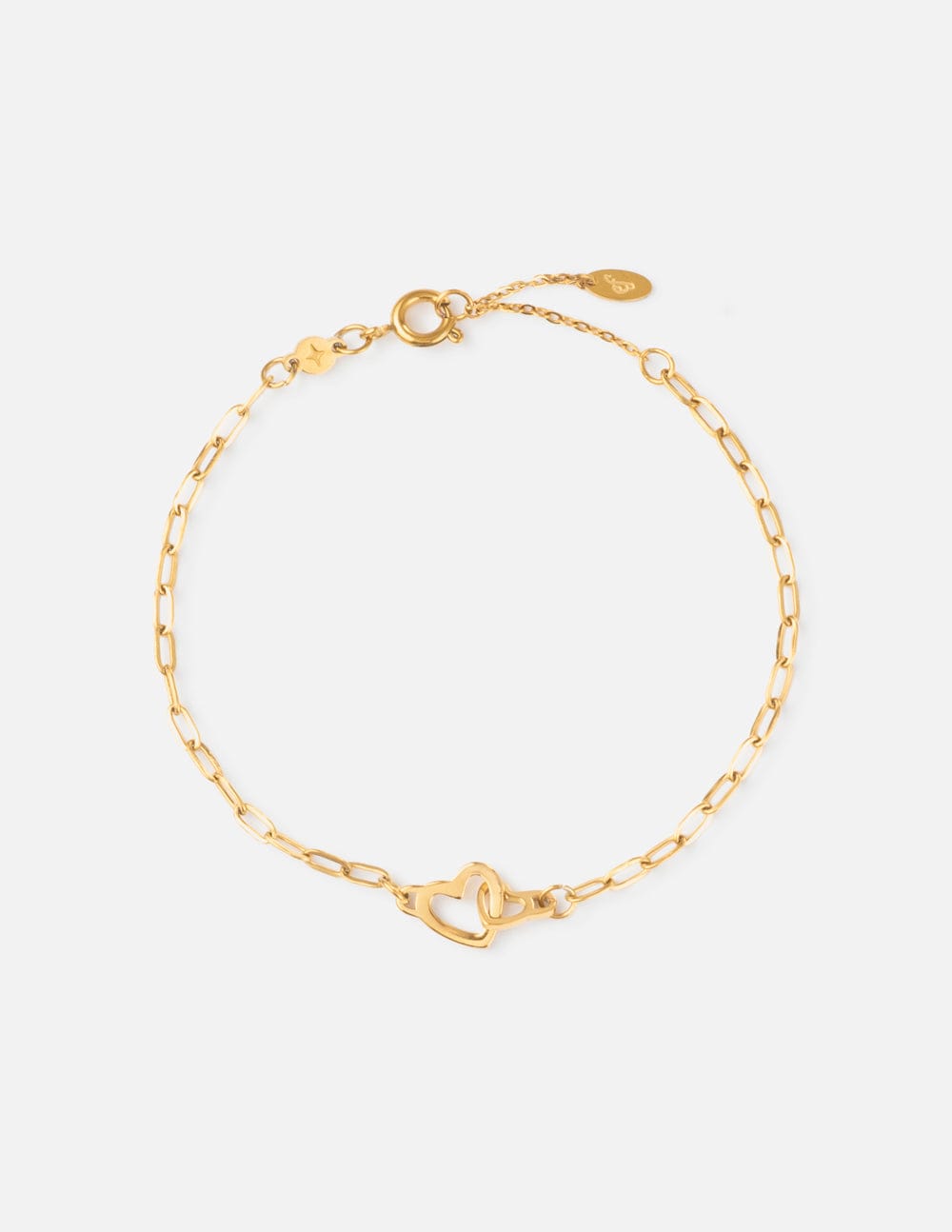 Heart Paperclip Chain Bracelet - A-1 Thread Vault