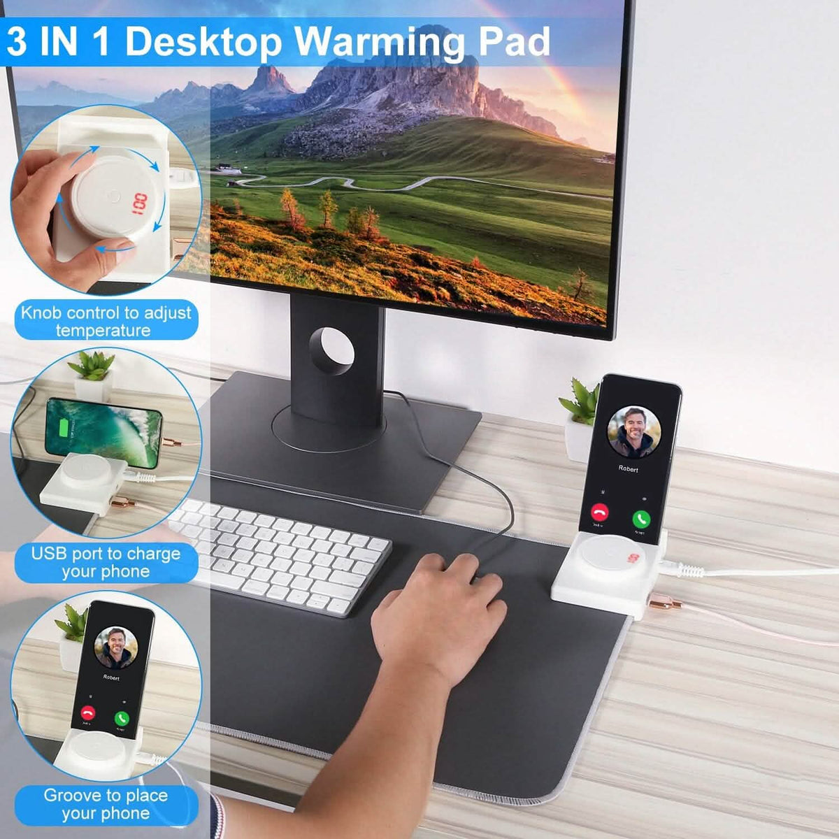 Heated Gaming Mouse Pad Large - A-1 Thread Vault