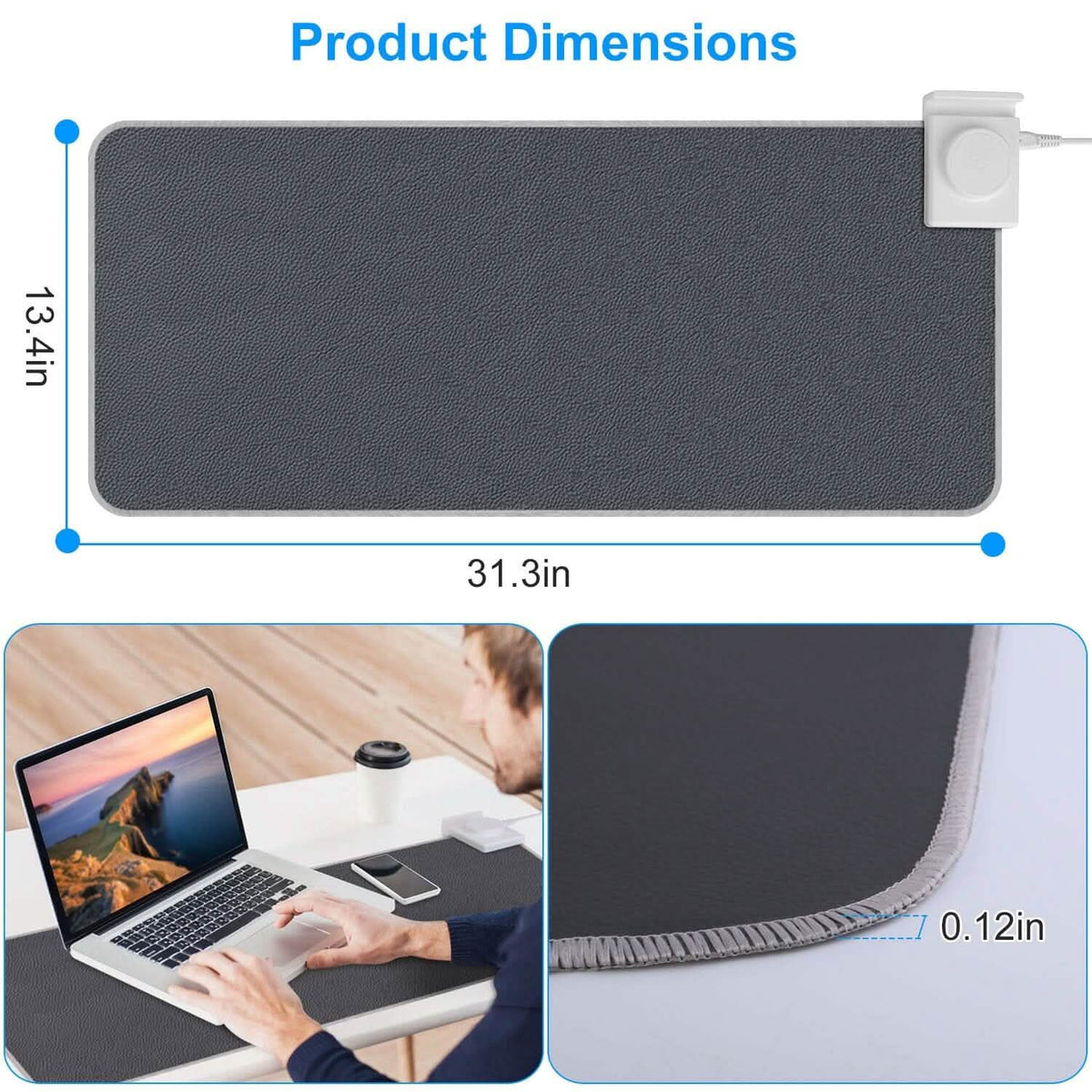 Heated Gaming Mouse Pad Large - A-1 Thread Vault