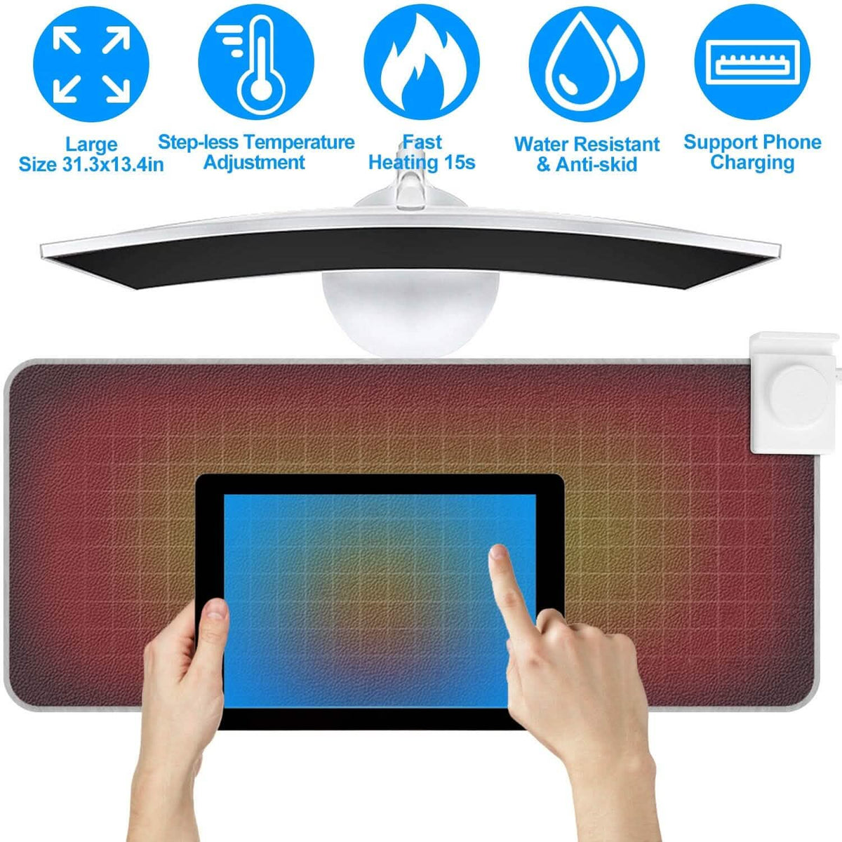 Heated Gaming Mouse Pad Large - A-1 Thread Vault