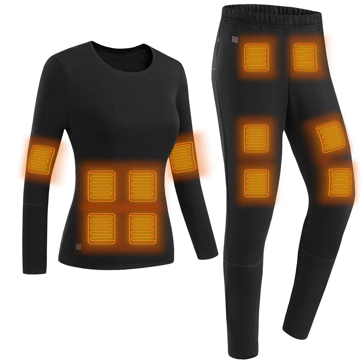 Heated Underwear Long Shirt and Pants Set - A-1 Thread Vault