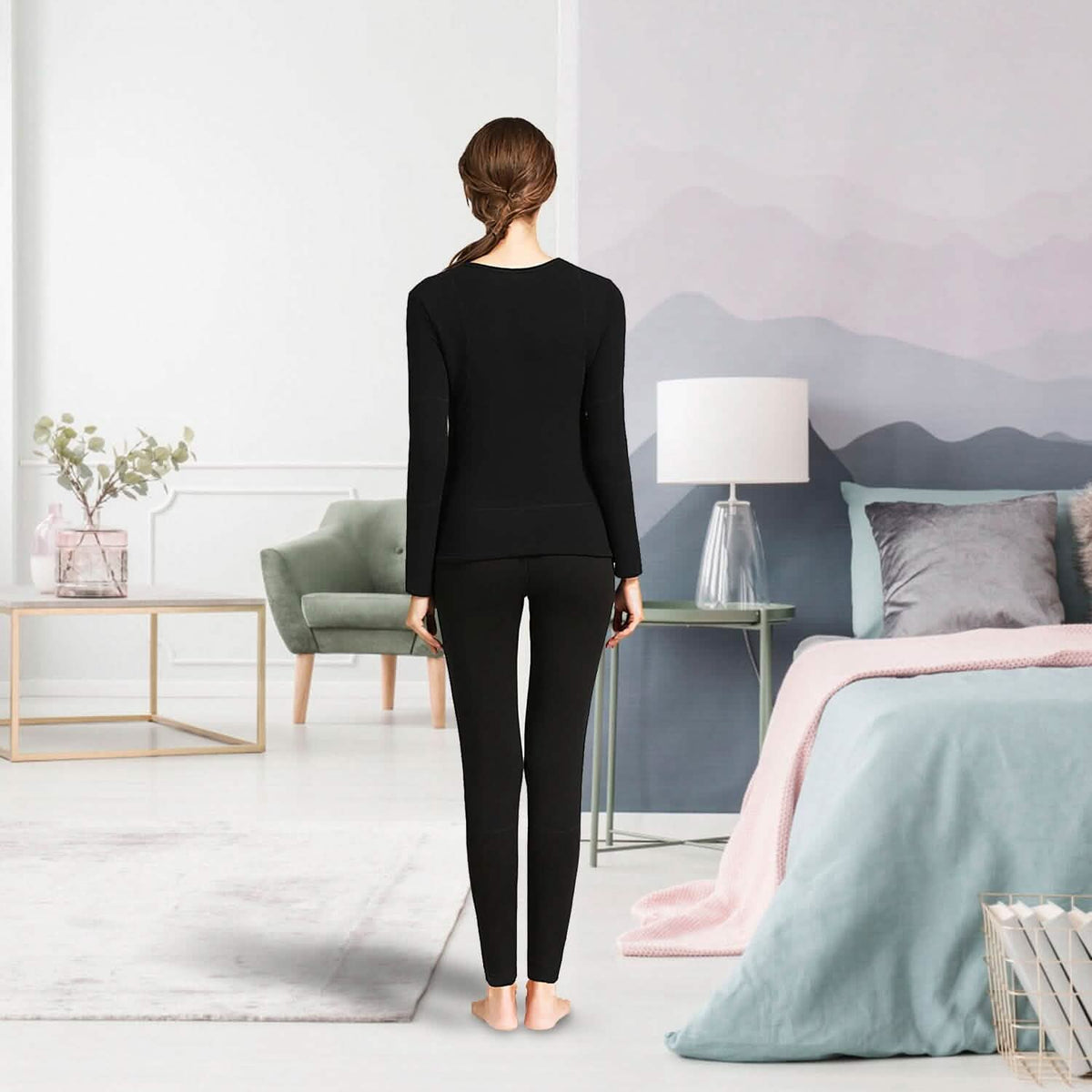 Heated Underwear Long Shirt and Pants Set - A-1 Thread Vault