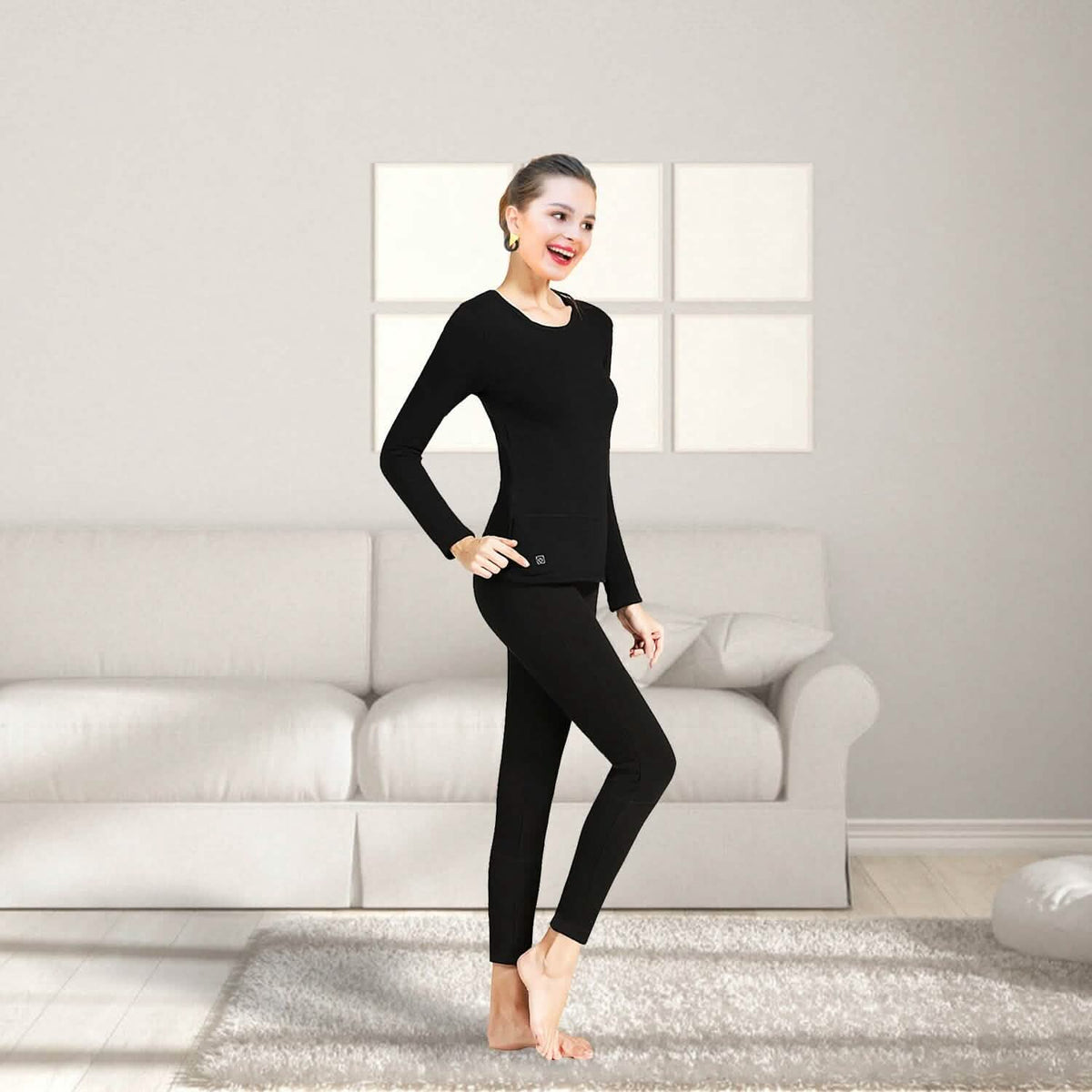 Heated Underwear Long Shirt and Pants Set - A-1 Thread Vault