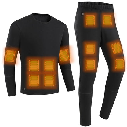 Heated Underwear Long Shirt and Pants Set - A-1 Thread Vault