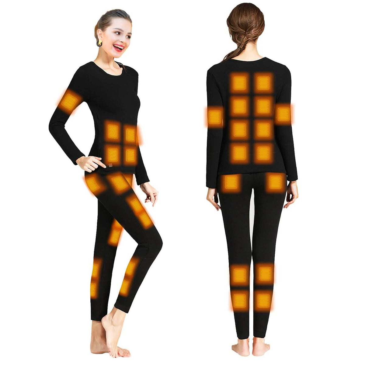 Heated Underwear Long Shirt and Pants Set - A-1 Thread Vault
