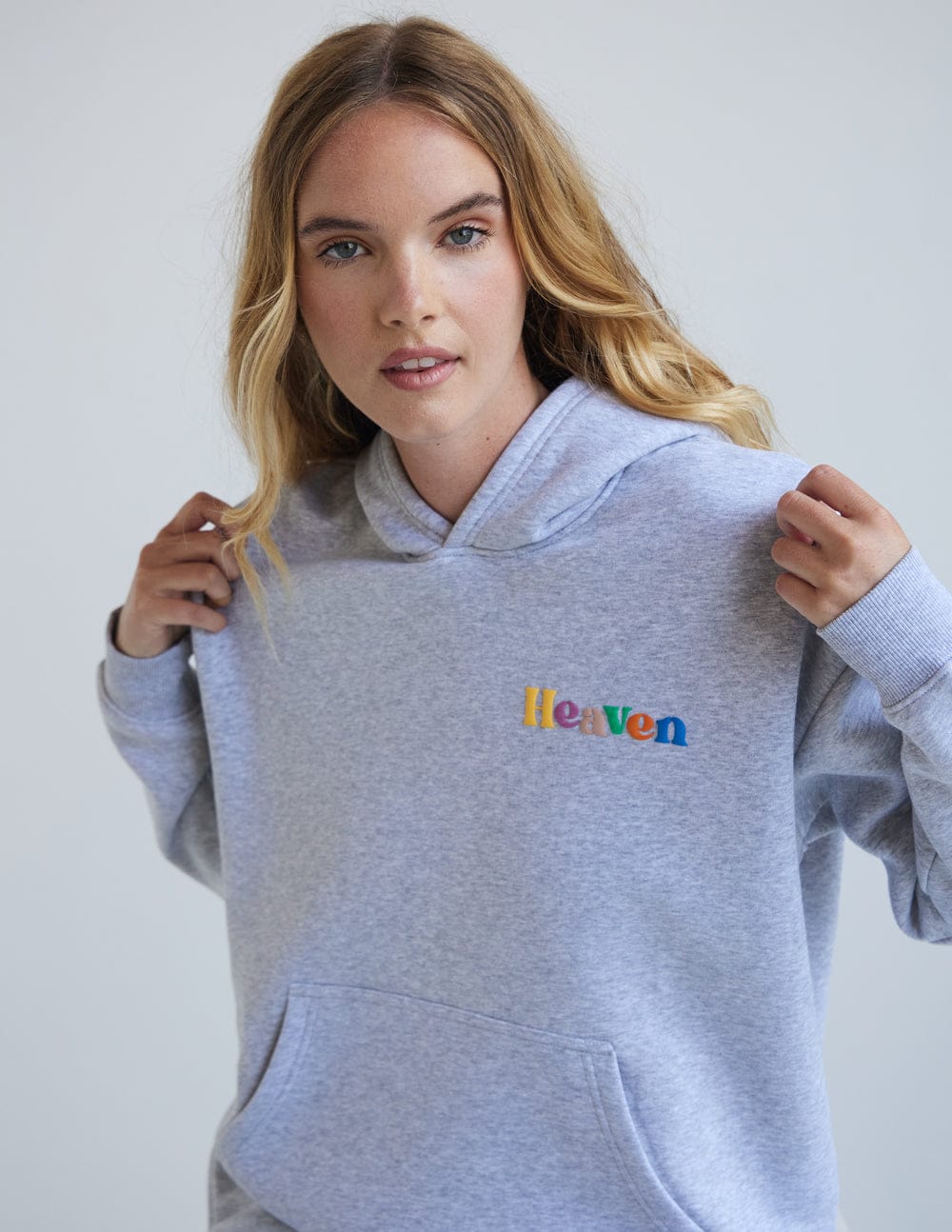 Heaven Heather Grey Unisex Hoodie - A-1 Thread Vault