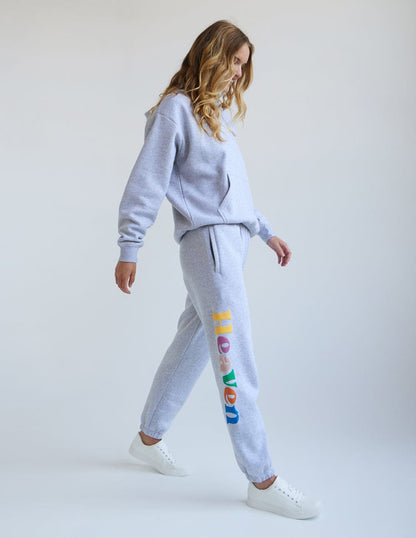 Heaven Heather Grey Unisex Hoodie - A-1 Thread Vault