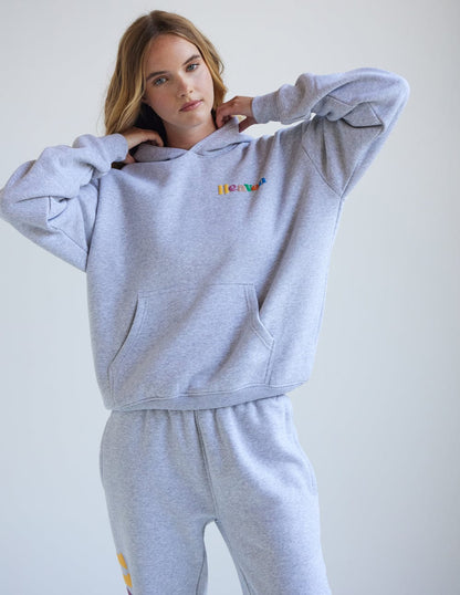 Heaven Heather Grey Unisex Hoodie - A-1 Thread Vault