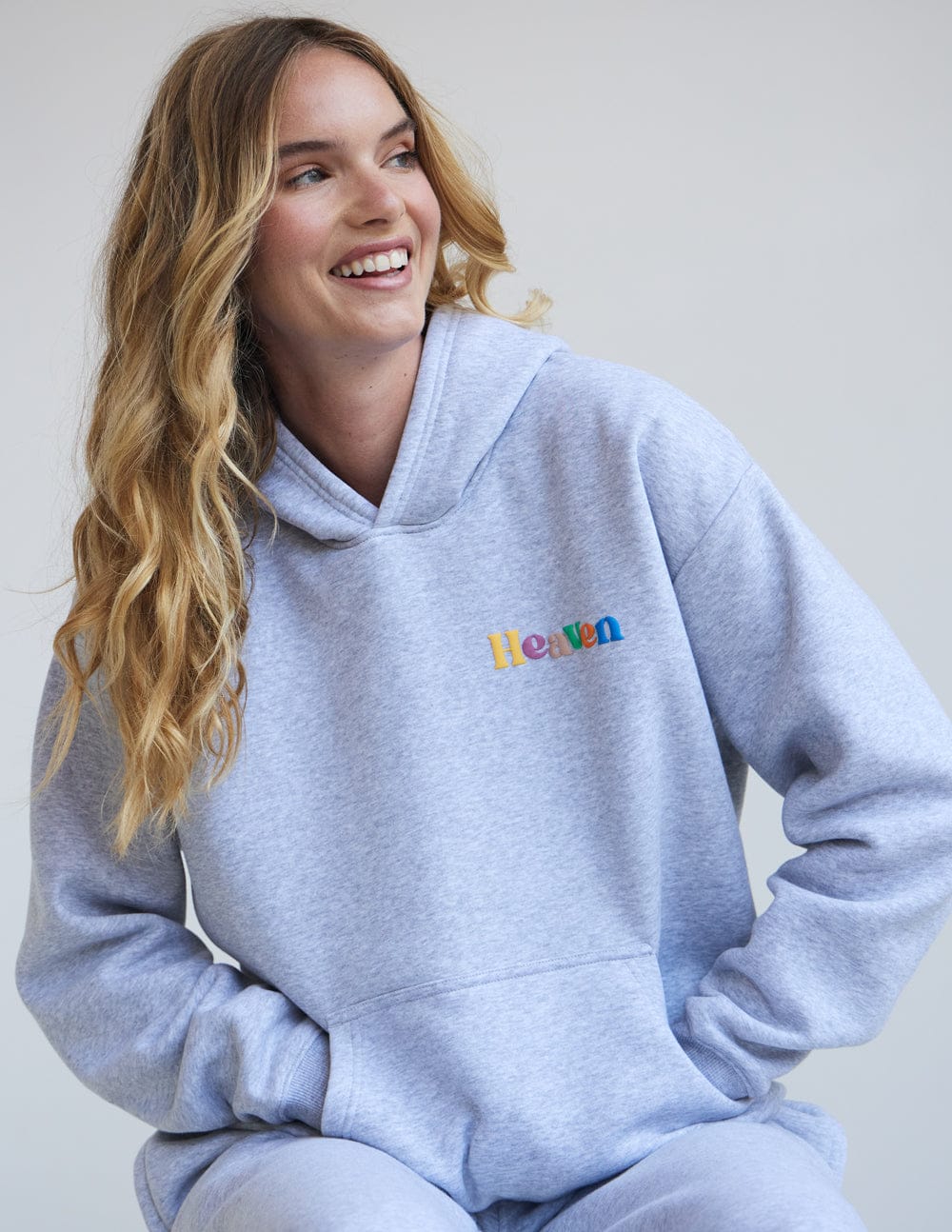 Heaven Heather Grey Unisex Hoodie - A-1 Thread Vault