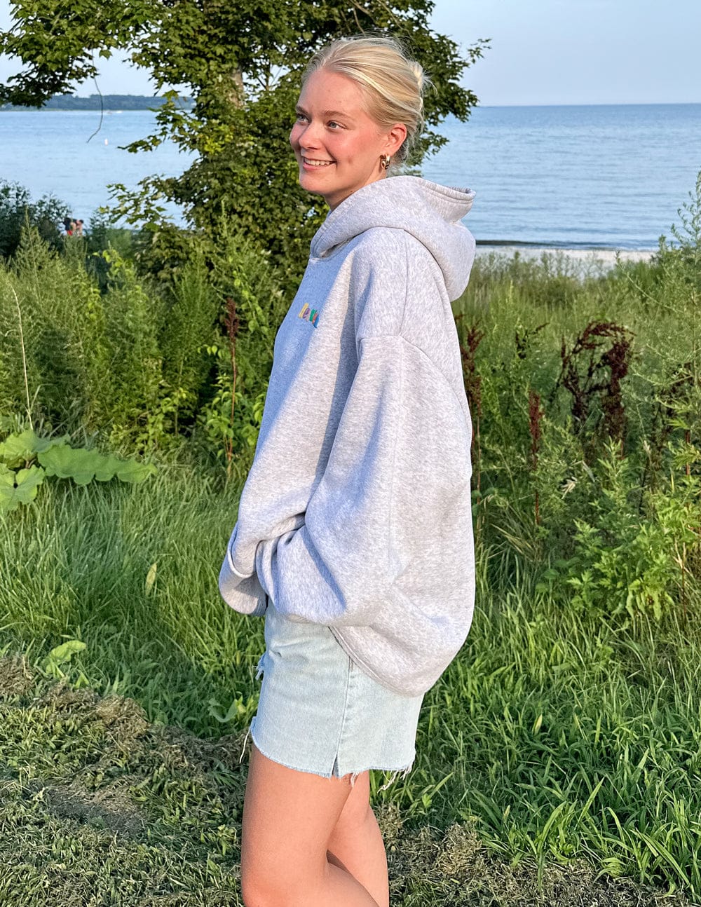 Heaven Heather Grey Unisex Hoodie - A-1 Thread Vault