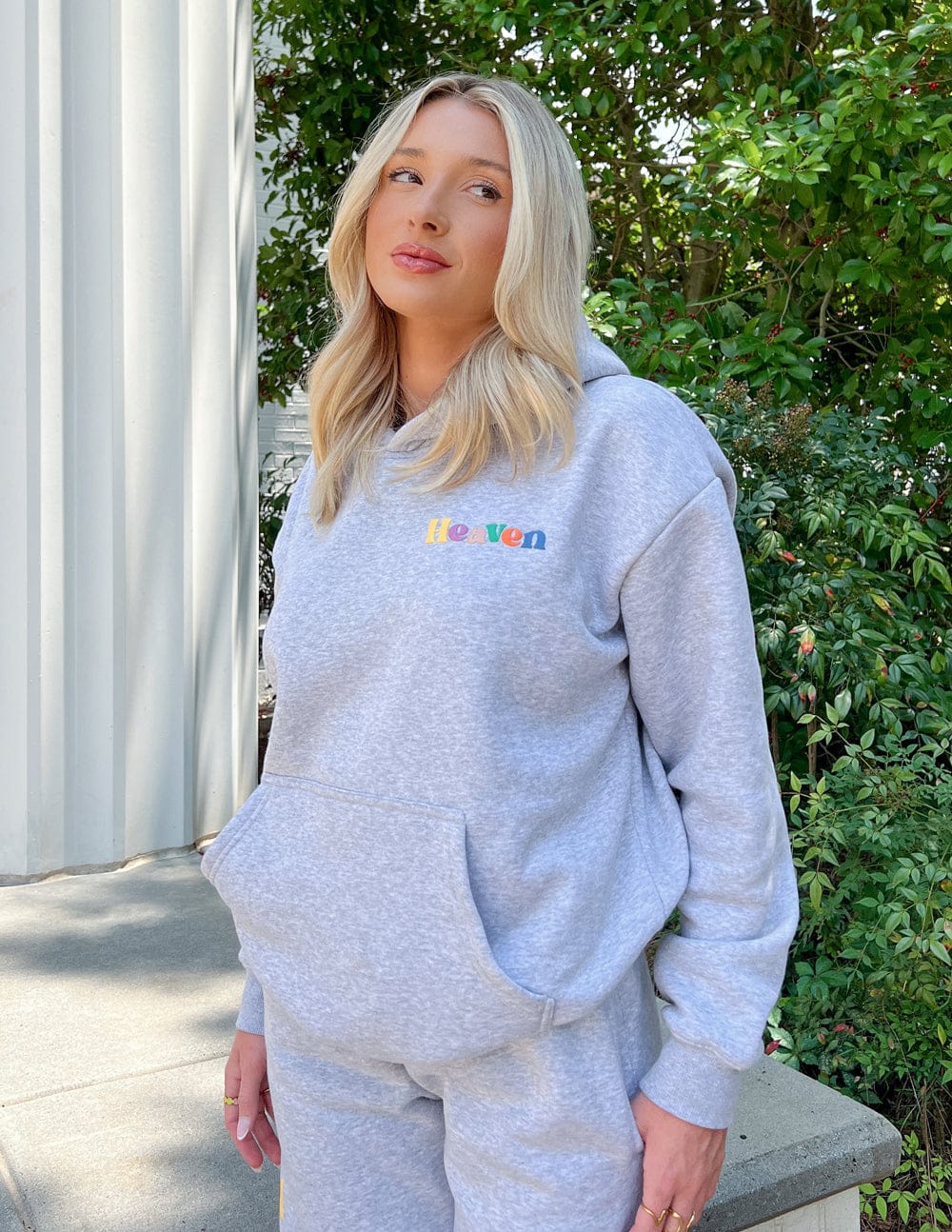 Heaven Heather Grey Unisex Hoodie - A-1 Thread Vault
