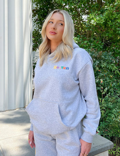 Heaven Heather Grey Unisex Hoodie - A-1 Thread Vault