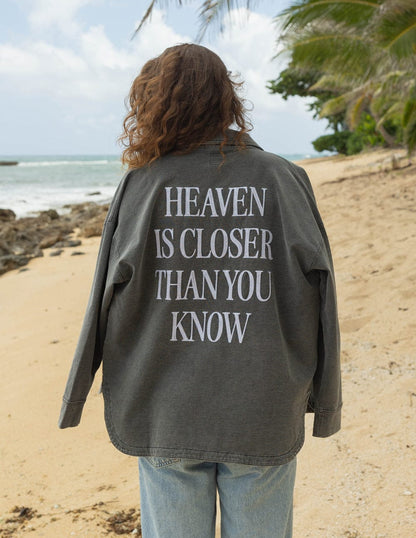 Heaven Is Closer Shacket - A-1 Thread Vault