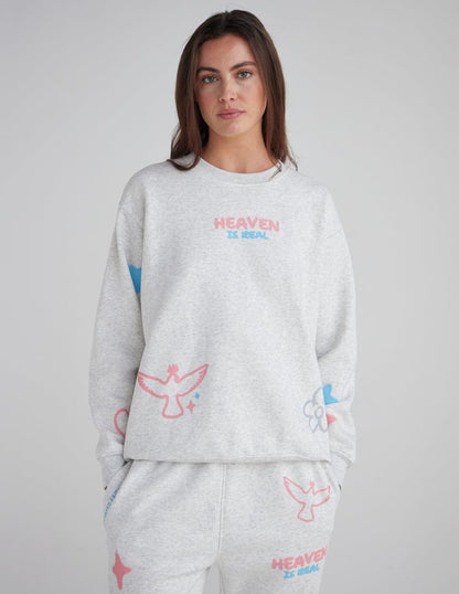 Heaven Is Real Unisex Crewneck - A-1 Thread Vault