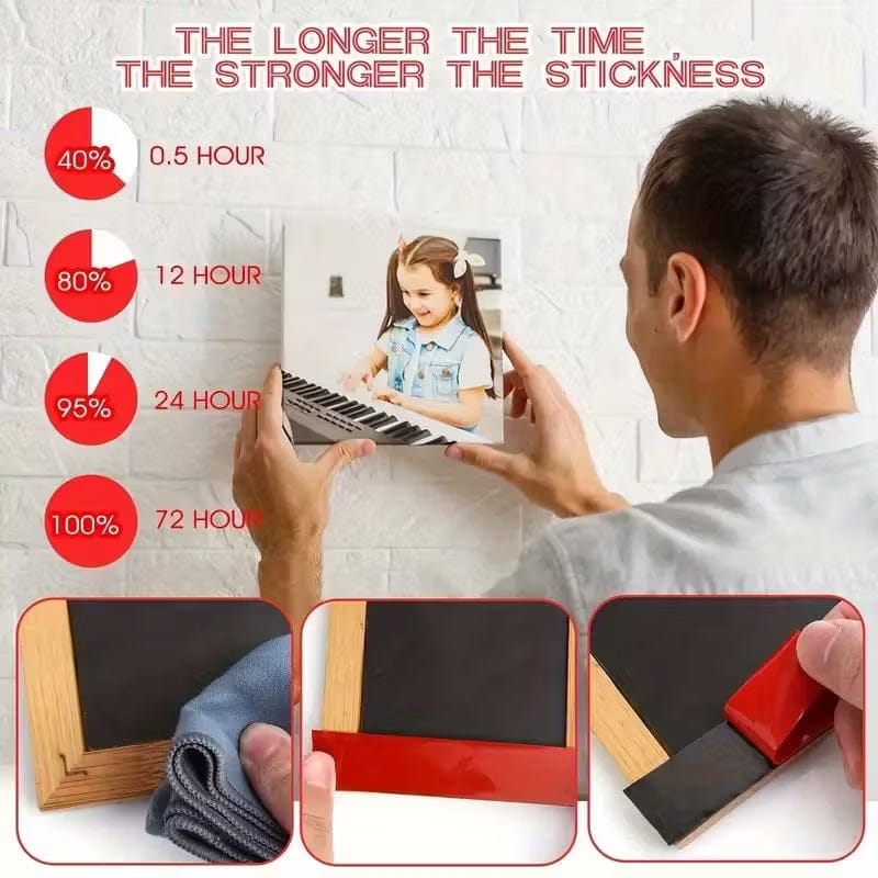 Heavy-Duty Dual-Sided Waterproof Tape 16mm x 196.85in – Strong, No-Residue Adhesive for Home & Auto - A-1 Thread Vault