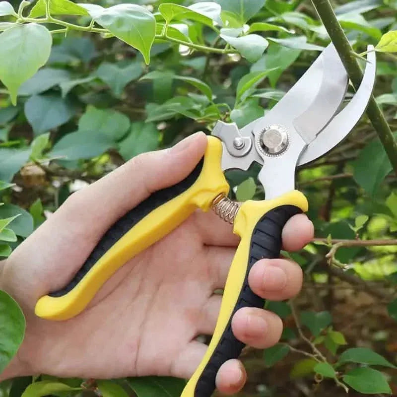 Heavy Duty Pruning Shears with Rust Proof Stainless Steel Blades Handheld Gardening Tools - A-1 Thread Vault