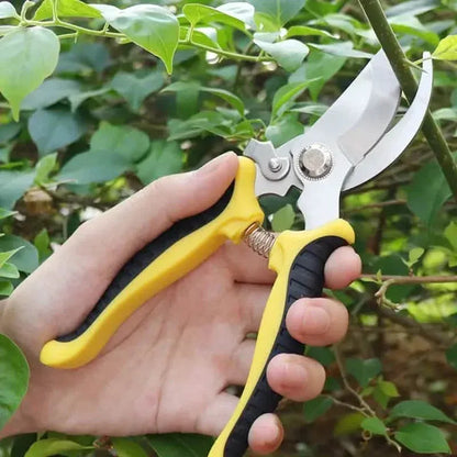 Heavy Duty Pruning Shears with Rust Proof Stainless Steel Blades Handheld Gardening Tools - A-1 Thread Vault