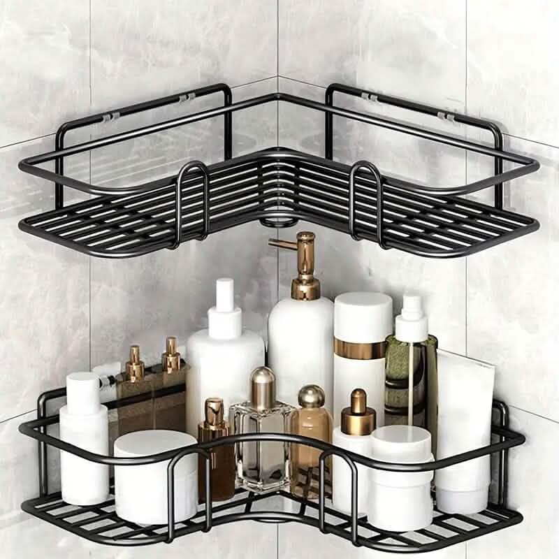 Heavy-Duty Triangle Wall Mounted Shower Caddy Rack - A-1 Thread Vault