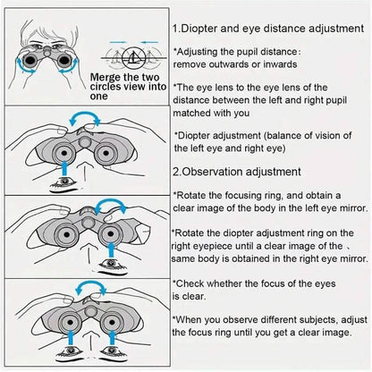 High-Definition Binocular Telescope with Night Vision - A-1 Thread Vault