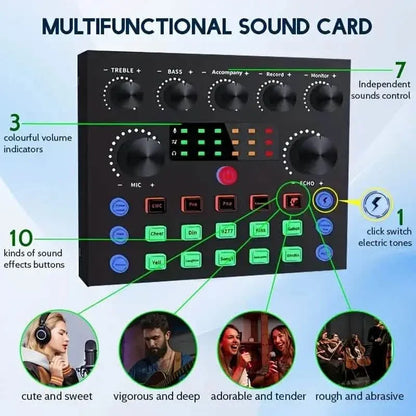 High-end Professional Podcast Equipment Kit and BM800 Condenser Microphone - A-1 Thread Vault