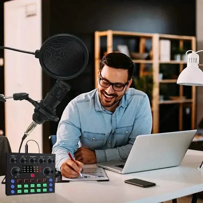 High-end Professional Podcast Equipment Kit and BM800 Condenser Microphone - A-1 Thread Vault