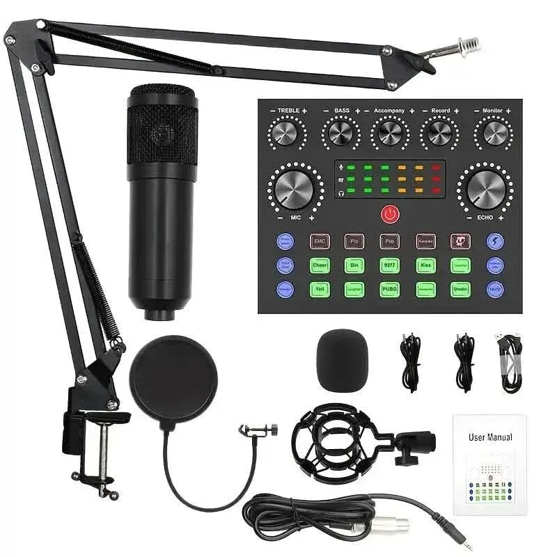 High-end Professional Podcast Equipment Kit and BM800 Condenser Microphone - A-1 Thread Vault