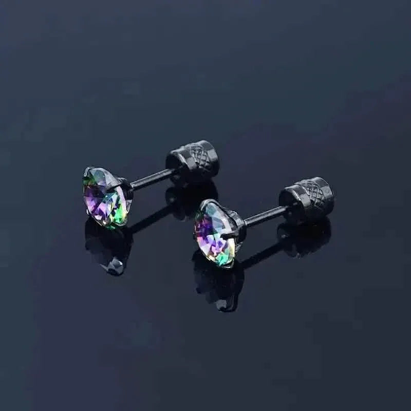High-End Synthetic Zirconia Earrings - A-1 Thread Vault