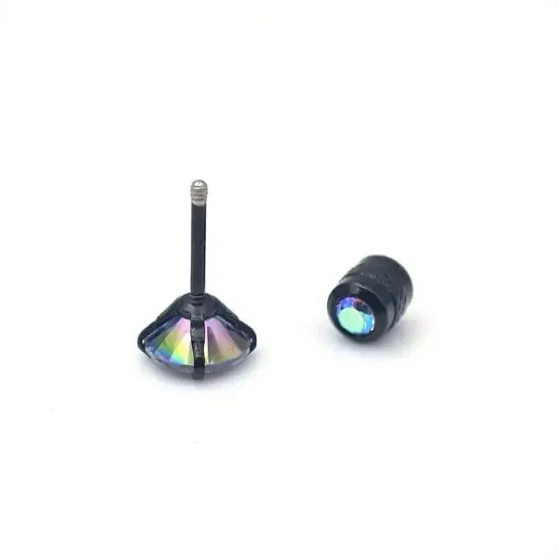 High-End Synthetic Zirconia Earrings - A-1 Thread Vault