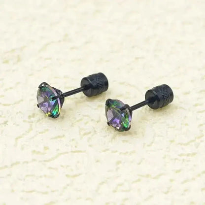 High-End Synthetic Zirconia Earrings - A-1 Thread Vault
