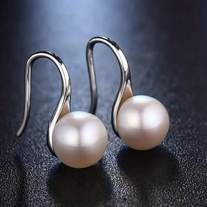 High-Heeled Shoes Pearl Earrings - A-1 Thread Vault