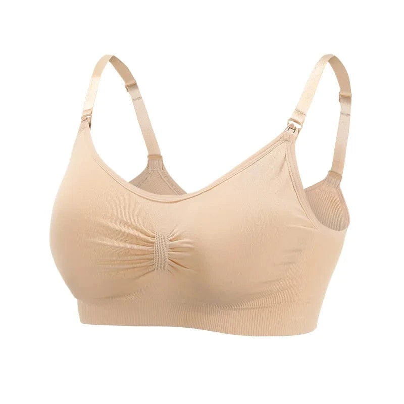 High Quality Maternity Nursing Bras Cotton Breastfeeding Pregnant Underwear Seamless Large Size Breathable Bra Push Up - A-1 Thread Vault