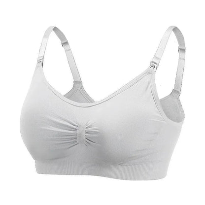 High Quality Maternity Nursing Bras Cotton Breastfeeding Pregnant Underwear Seamless Large Size Breathable Bra Push Up - A-1 Thread Vault