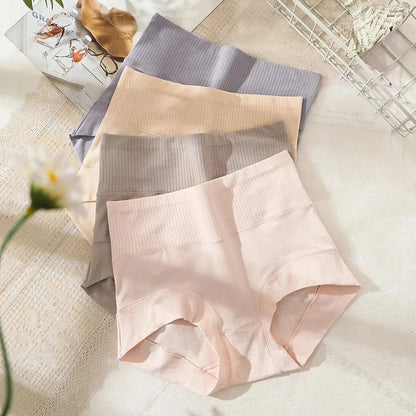 High Waist Cotton Women Panties Body Shaper Underwear Soft Sexy Ladies Slimming Briefs Breathable Female Lingerie Plus Size 3XL - A-1 Thread Vault