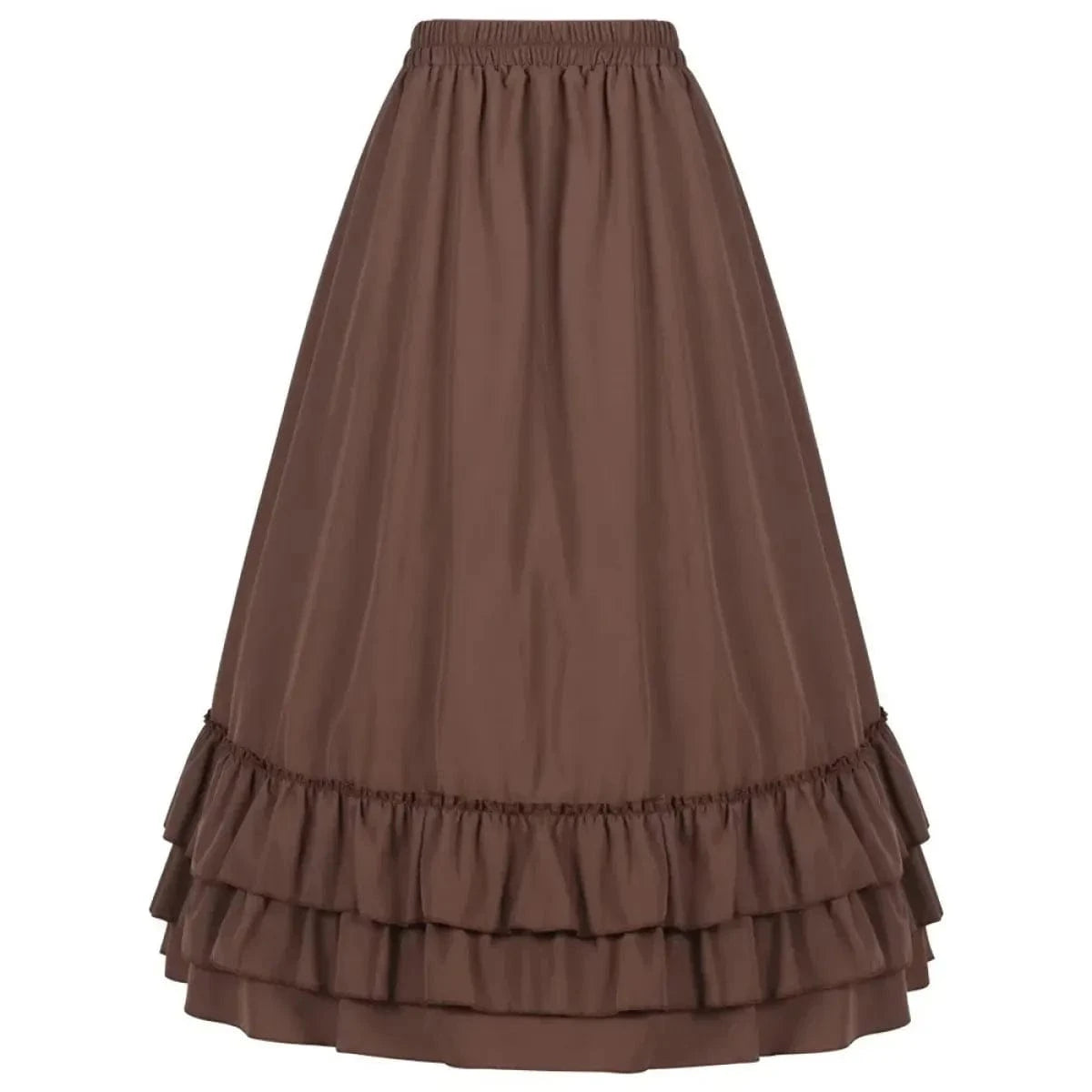 High Waist Victorian Ruffled Skirt – Gothic Steampunk - A-1 Thread Vault