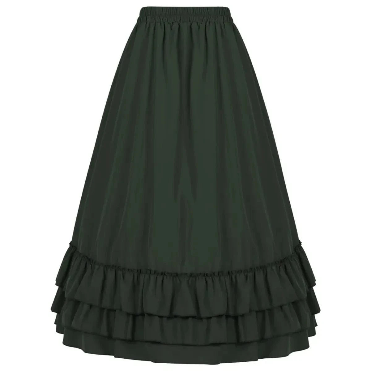 High Waist Victorian Ruffled Skirt – Gothic Steampunk - A-1 Thread Vault
