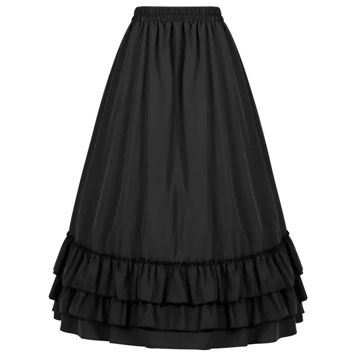 High Waist Victorian Ruffled Skirt – Gothic Steampunk - A-1 Thread Vault