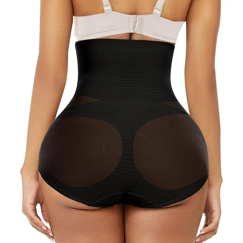 High Waisted Body Shaper X-shaped Girdles Tummy Control Shapewear Panties Slimming Waist Trainer Butt Lifter Underwear Shapers - A-1 Thread Vault