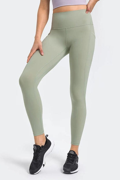 High Waisted Leggings with Pockets - A-1 Thread Vault
