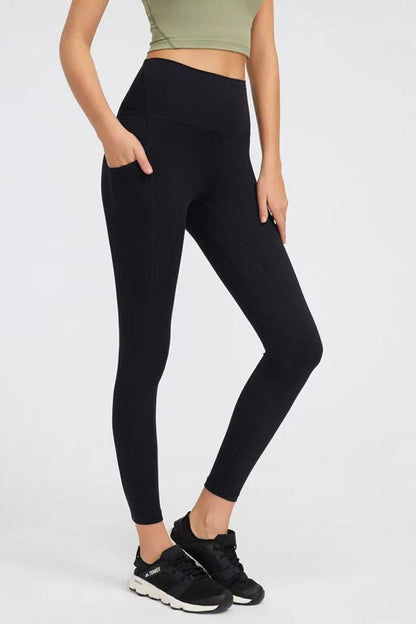 High Waisted Leggings with Pockets - A-1 Thread Vault