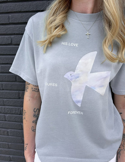 His Love Endures Forever Heavyweight Tee - A-1 Thread Vault
